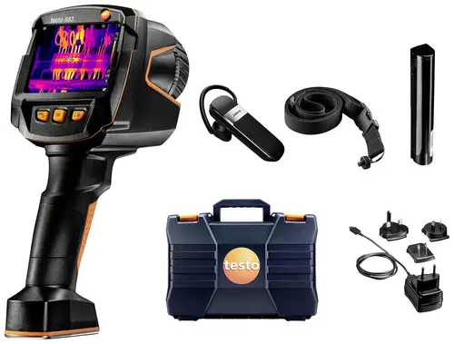 Testo 883-2 Wärmebildkamera -30 bis 650°C 27Hz WiFi, Touchscreen