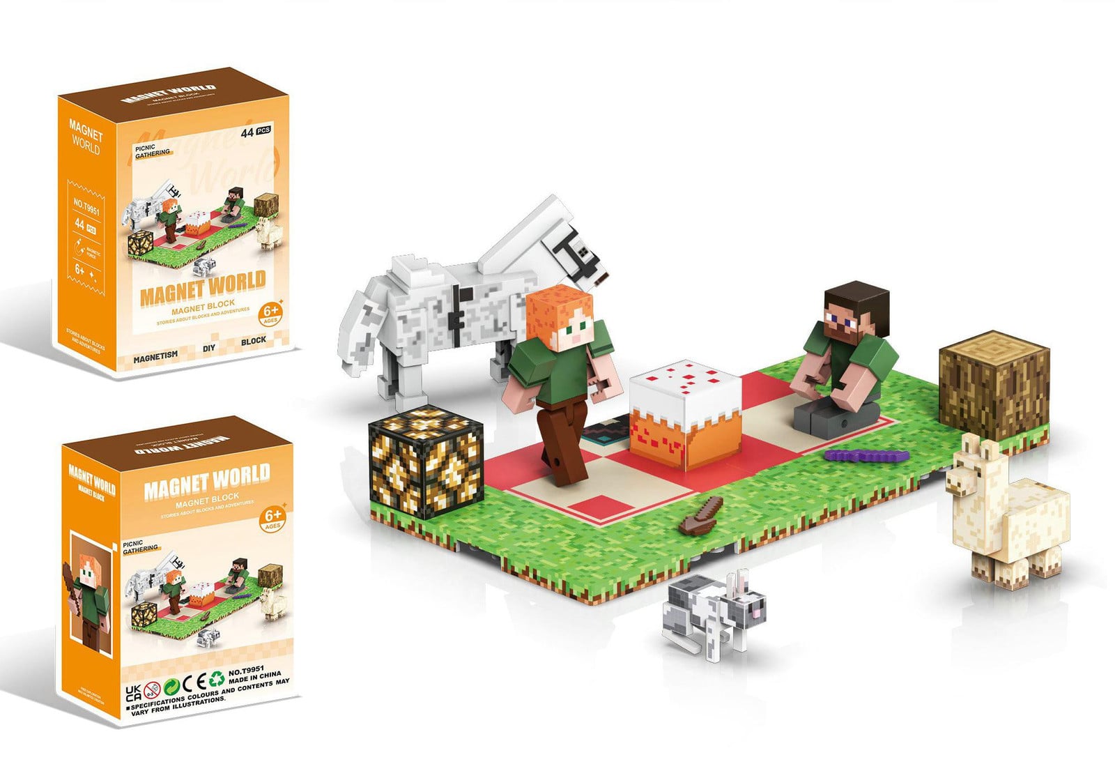 Wiky Magneet Wereld Picknick Bouwpakket
