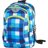 Wheel Bee Night Vision , Rucksack blau/weiß, LED, 30 Liter