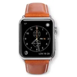 dbramante1928 Copenhagen - Watch Strap 38/40 mm (40 mm, Vollnarbenleder), Uhrenarmband, Grau