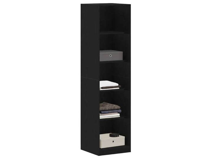 Pratique Armoire de chambre Cabinet vêtements/Garde-robe - Chêne noir 50x50x200cm - Bois d'ingénierie A77441