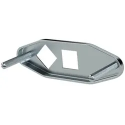 Bügelbefestigung für Einbau, für Manometer Typ 213.40 Ø 63   (0618616)