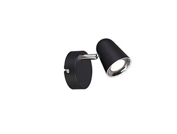 Reality Leuchten LED Wandspot Toulouse R82121132, Kunststoff schwarz matt, inkl. 3.5 Watt LED