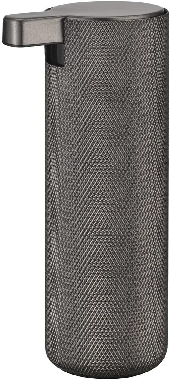 Seifenspender BLOMUS "Modo Rof 165 ml", grau (anthrazit), B:5cm H:16cm, Edelstahl, Dosierspender, Seifenspender anthrazit B/H/T: 5cm x 16cm
