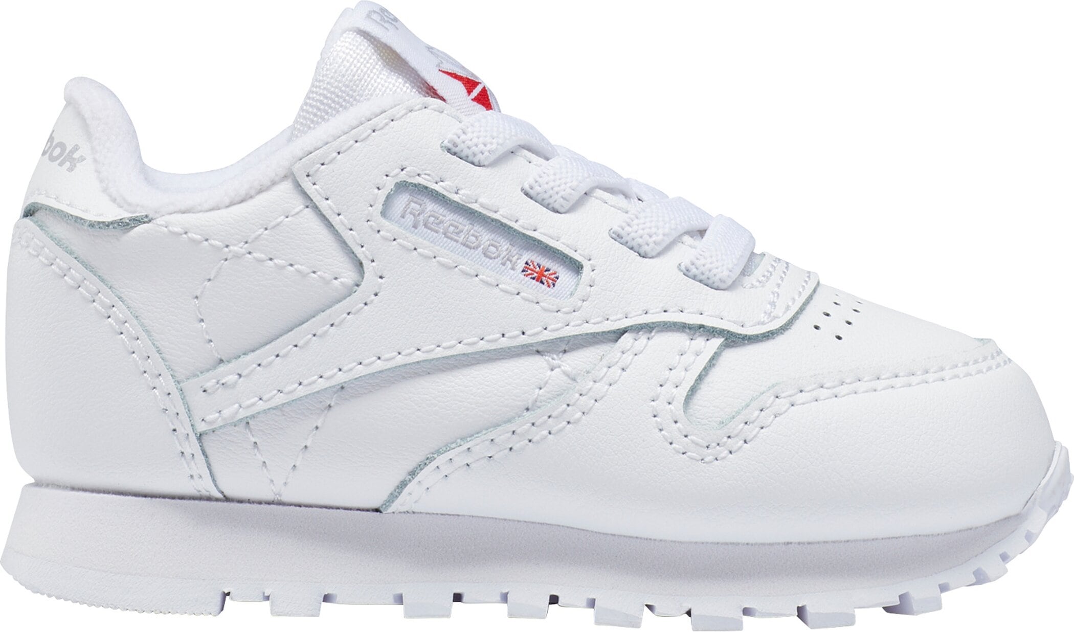 Sneaker REEBOK CLASSIC "CLASSIC LEATHER", Kinder, Gr. 24, weiß, Leder, Synthetik, Schuhe Sneaker
