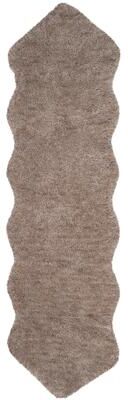 SAFAVIEH Handmade Sheep Shag Heilke Solid Rug