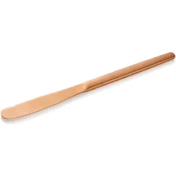 WAS Germany 24x Buttermesser ALEX BRONZE, mit bronze, matte PVD Beschichtung, 18 cm, Chromnickelstahl 18/10
