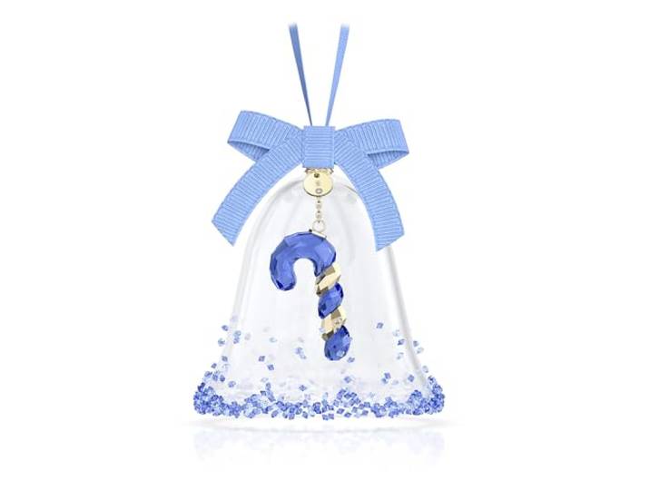 Swarovski Holiday Cheers Dulcis Ornament Kerstklok, Blauw