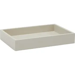 Moon Dekoratives Tablett 21,5 cm hellbeige