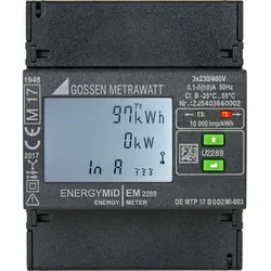 Gossen Metrawatt Energiezähler EM2289 #U2289-V022