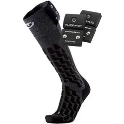 Therm-ic, Herren, Sportsocken, PowerSock Heat Fusion Uni (42 - 44), Schwarz