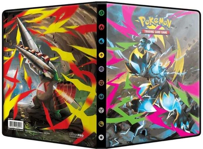 Ultra PRO Pokémon Mega Evolution – Pitch Black 4-Pocket Portfolio for Trading Card Collectors
