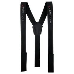 Hosenträger "GLADIATOR" ab 180 cm schwarz - schwarz