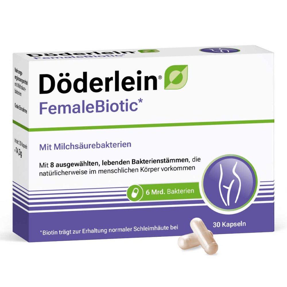 Heilpflanzenwohl GmbH Döderlein® FemaleBiotic mit Milchsäurebakterien Kapseln 19635267