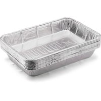 Alu-Tropfschalen 6416, groß, 10 Stück silber