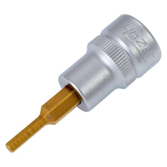 Hazet Schraubendreher-Steckschlüsseleinsatz 8801-3 Vierkant10 mm (3/8 Zoll) Innen Sechskant Pro... (3 mm) (8801-3)