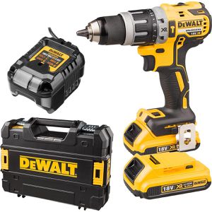 DeWalt Akku-Schlagbohrschrauber DCD796D2, 18V / 2,0Ah, mit 2 Akkus und Koffer