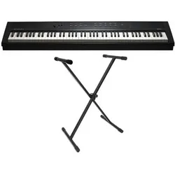 Kurzweil Stage Piano KAE1-LB 88 Tasten mit Ständer (88 Tasten), Keyboard, Schwarz