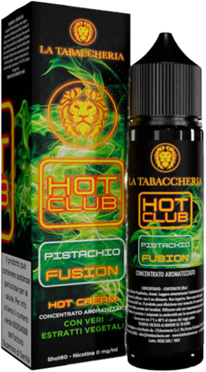 La Tabaccheria Pistachio Fusion Hot Club Liquido Shot 20ml Crema Pistacchio