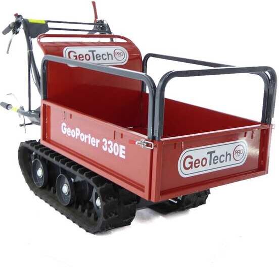 GeoTech Pro GeoPorter 330E  Raupentransporter mit ausziehbarer Ladefläche und 4 Laufrollen  300 kg
