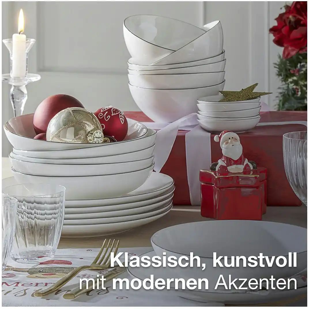 Peill+Putzler Kaffeeservice  18-teilig  Bologna ¦ weiß