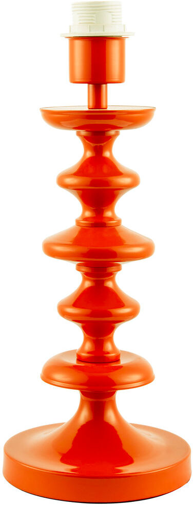 17 Stories Metal Table Lamp Orange 37cm H X 15cm W X 15cm D