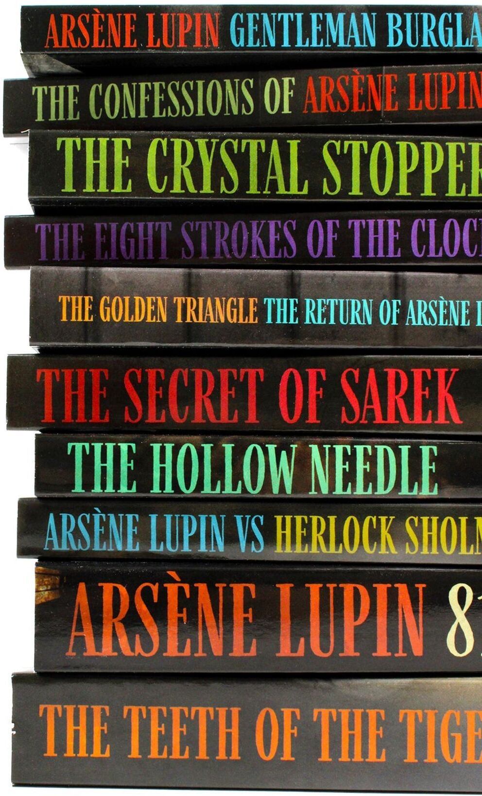 Classic Editions The Complete Collection of Arsene Lupin 10 Books Box Set by Maurice LeBlanc (Gentleman Burglar, The Confessions, The Crystal Stopper and MORE!)