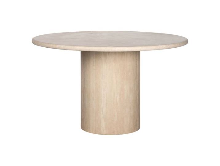 Esstisch Alexander Jones Renaissance, rund 130 cm, Travertin beige