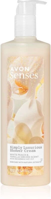 Avon Senses Simply Luxurious creamy shower gel 720 ml