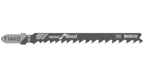 Bosch Accessories 2608633625 Stichsägeblatt T 144 D Speed for Wood, 25er-Pack 25St.