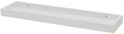 White Wood 6 1/4-inch x 24-inch Shelf