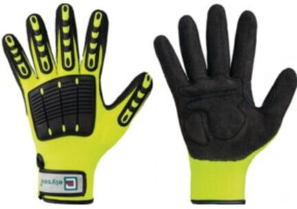 Gants Resistants ELYSEE T. 9 jaune/noir fibre synthétique EN 388 cat. II ; Feldtmann (0881-9)