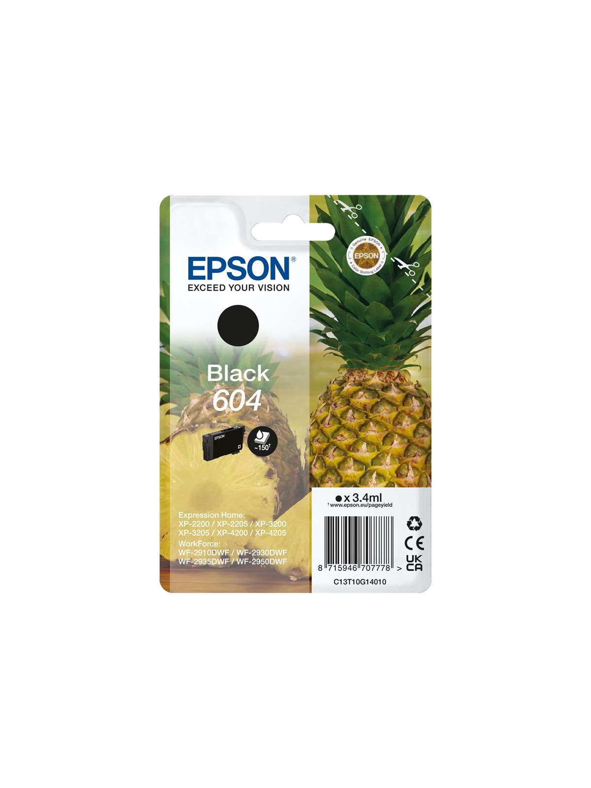 Epson 604 - black - original - ink cartridge