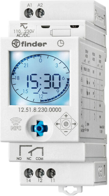 Finder Minuterie 1W, 16A, 230V 12.51.8.230.0000 (125182300000)