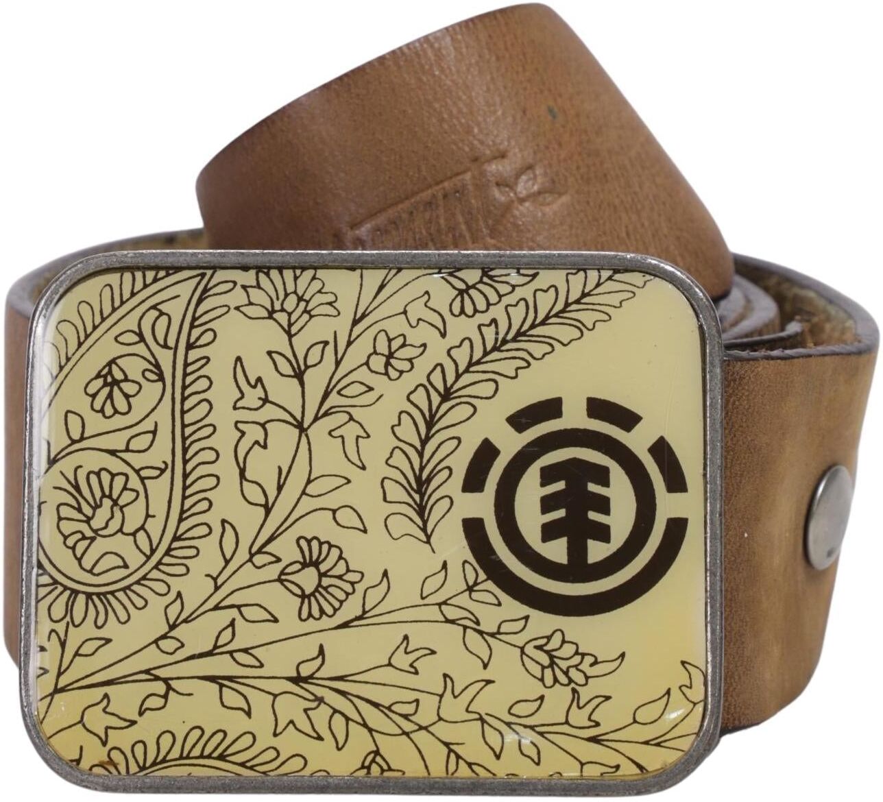 Element Damen Gürtel, Braun, Gr. 75, Leder - Second Hand