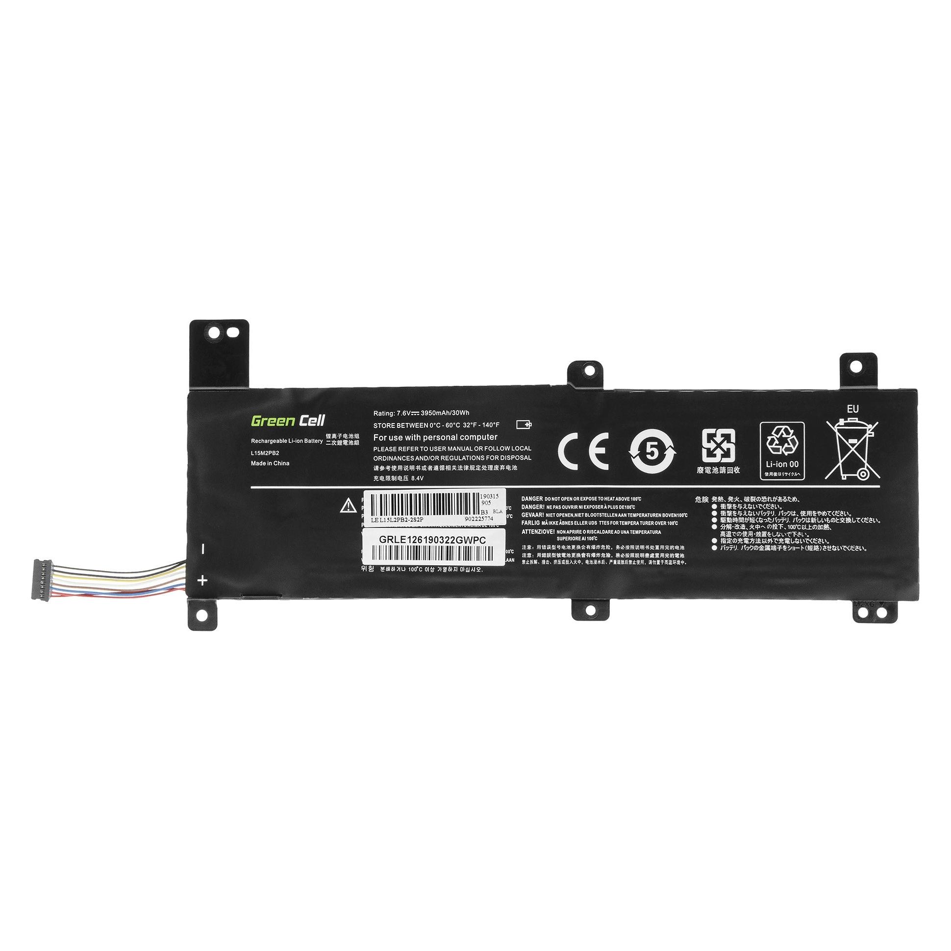 GreenCell Green Cell Notebook-Akku GC-LE126 7.6 V 3950 mAh Lenovo (3950 mAh) (GC-LE126)