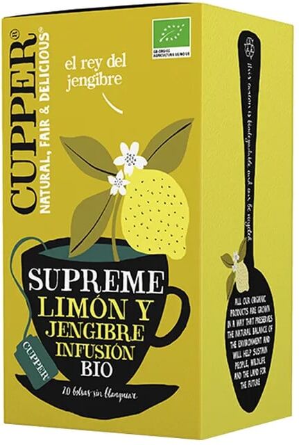 Cupper Infusión Ginger Supreme Bio 20 Infusiones