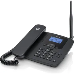 Motorola FW410L - 4G (Nur mit SIM-Karte) - Akku enthalten - Anrufweiterleitungsfunktion - WLAN-Hotsp, Telefon, Schwarz
