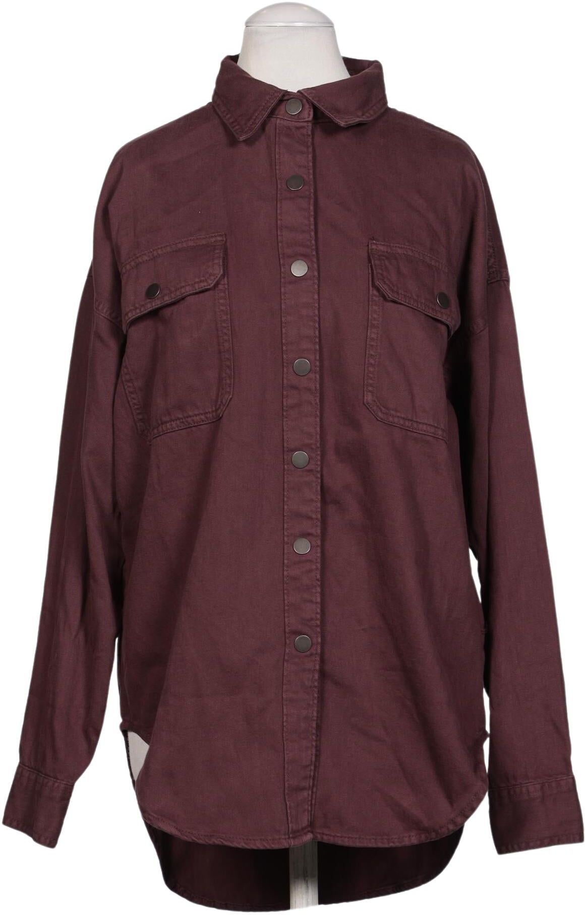 Next Damen Bluse, Bordeaux, Gr. EU 34, Baumwolle - Second Hand