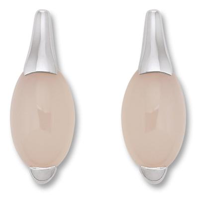 Paar Ohrstecker ONE ELEMENT "Chalcedon Ohrringe Ohrstecker aus 925 Silber", silber, Ohrringe, Damen, Damen, Silber 925 (Sterlingsilber), Zurückhaltend & edel – passt zu eleganten wie lässigen Looks