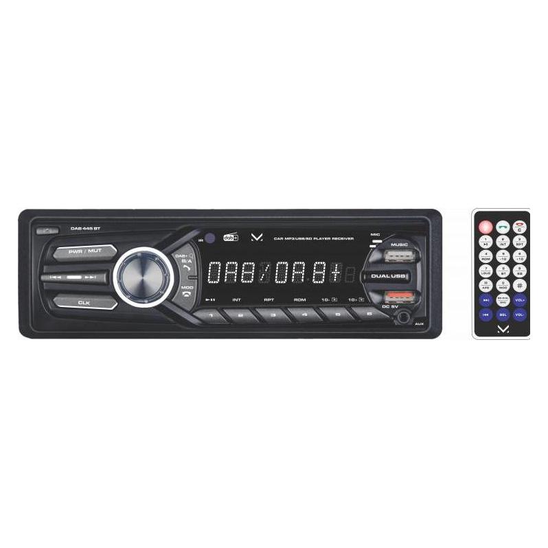 Majestic Neu DAB 445 BT Schwarz, Grau 180 W (110445 BK)