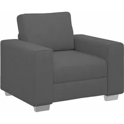 vidaXL Sessel Dunkelgrau 100x77x82 cm Cordstoff