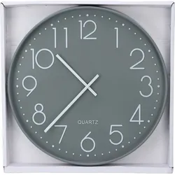 Wanduhr (DT 53,50x4 cm) - grau - DT 53,50x4 cm
