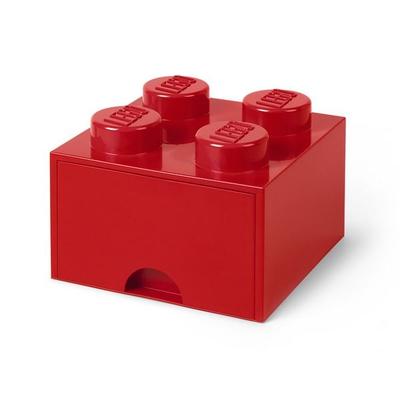 LEGO Schubladenelement 4 Noppen Rot