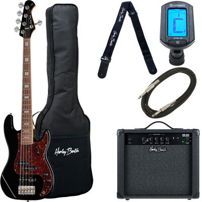 Harley Benton MV-5PJ Black Set Black