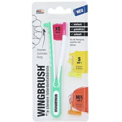 Wingbrush Starter-set Halter m.3 Bürsten 1 St