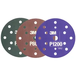 3M Hookit Flexible Schleifscheiben / 17-fach gelocht, 150 mm, P1500, purple