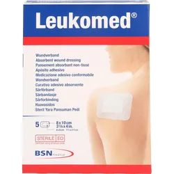 Leukomed Sterile Pflaster 8x10 cm 5 ST