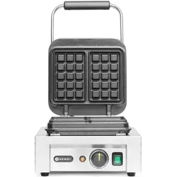 Hendi Waffeleisen Brüssel 230V 2200W, Waffeleisen, Silber