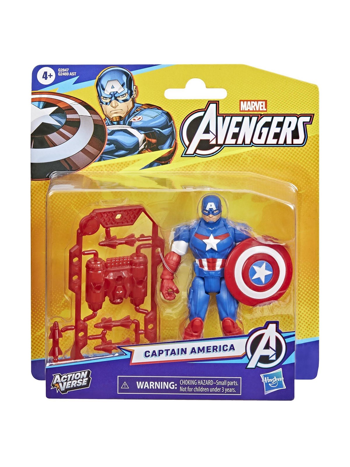 Marvel Avengers ActionVerse 4.5in Figure Cpt America